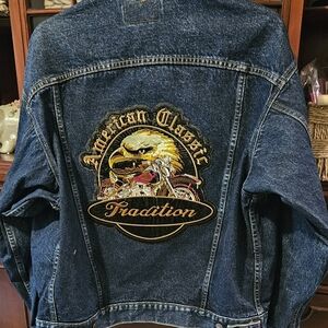 Levi's Classic Denim Jacket with Red Label